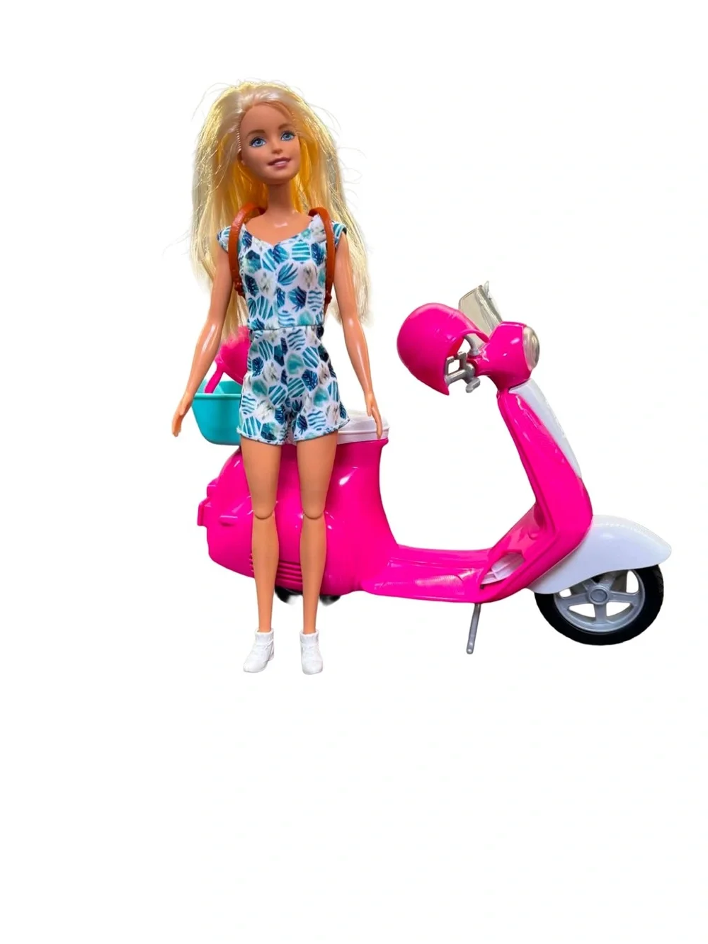 Barbie and Vespa Scooter Doll & Playset By Mattel